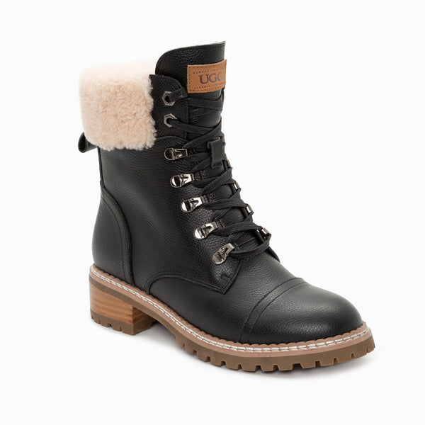 UGG LYRIC ANKLE ZIP BOOTS
