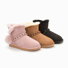 UGG MINI POM POM BOOTS (WATER RESISTANT)