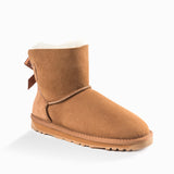 UGG CLASSIC MINI BAILEY BOW BOOTS (WATER RESISTANT)