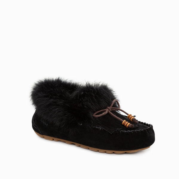 UGG FLUFF TASSLE MOCCASIN (INNER WEDGE)