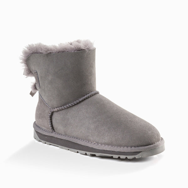UGG CLASSIC MINI BAILEY BOW BOOTS (WATER RESISTANT)