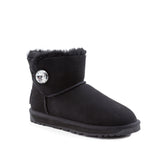 Ugg Classic Mini Button Whth Swarovski Boots (Water Resistant)