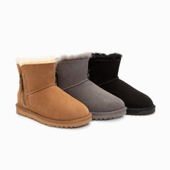 UGG BAILEY MINI ZIPPER BOOTS (WATER RESISTANT)