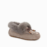 UGG FLUFF TASSLE MOCCASIN (INNER WEDGE)