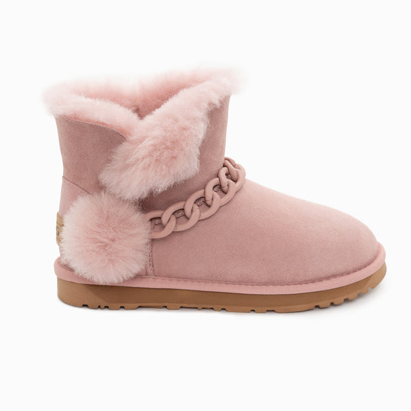 UGG MINI POM POM BOOTS (WATER RESISTANT)