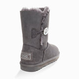 UGG CLASSIC III SHORT BUTTON BOOTS WITH SWAROVSKI BUTTON