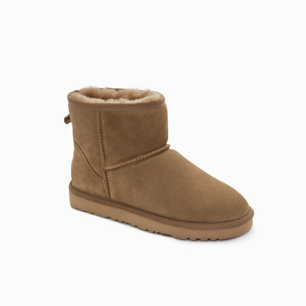 GENUINE AUSTRALIAN SHEEPSKIN UNISEX MINI CLASSIC SUEDE BOOTS