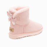 UGG CLASSIC MINI BAILEY BOW BOOTS (WATER RESISTANT)