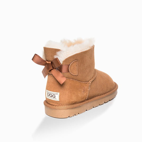 UGG KIDS BAILEY BOW BOOTS (WATER RESISTANT)
