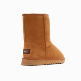 GENUINE AUSTRALIAN SHEEPSKIN UNISEX SHORT CLASSIC SUEDE BOOTS