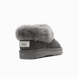 AVERY UNISEX PREMIUM SHEEPSKIN SUEDE SLIPPERS