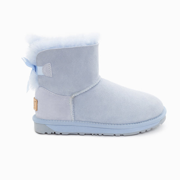 UGG CLASSIC MINI BAILEY BOW BOOTS (WATER RESISTANT)
