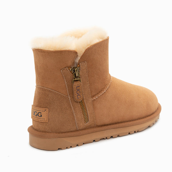 UGG BAILEY MINI ZIPPER BOOTS (WATER RESISTANT)