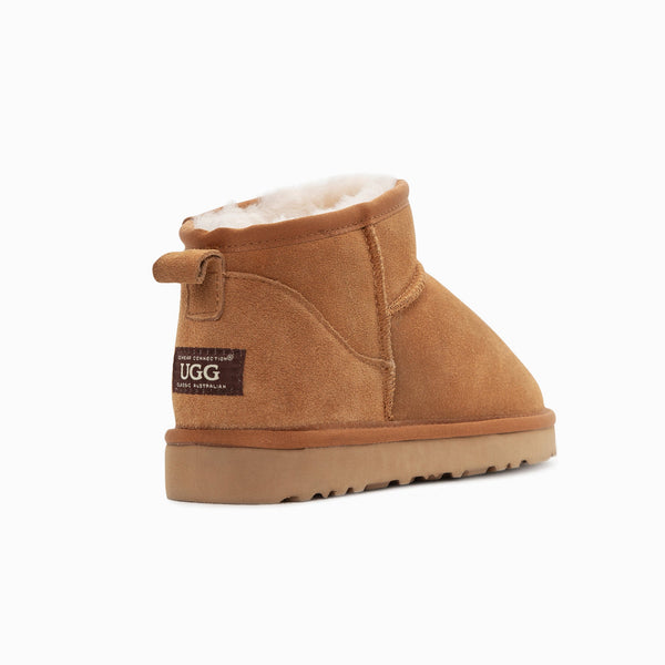 GENUINE AUSTRALIAN SHEEPSKIN UNISEX ANKLE CLASSIC SUEDE BOOTS