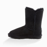 UGG CLASSIC III SHORT BUTTON BOOTS WITH SWAROVSKI BUTTON