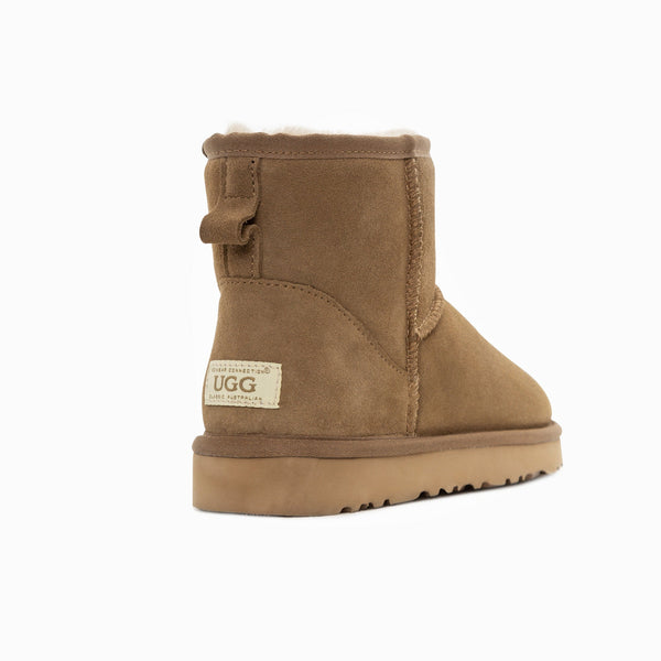 GENUINE AUSTRALIAN SHEEPSKIN UNISEX MINI CLASSIC SUEDE BOOTS