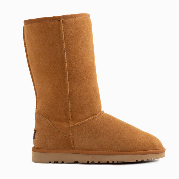 GENUINE AUSTRALIAN SHEEPSKIN UNISEX LONG CLASSIC SUEDE BOOT