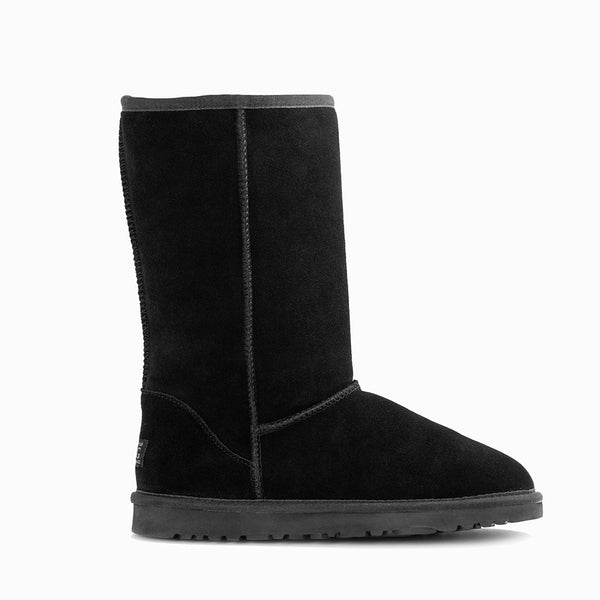 GENUINE AUSTRALIAN SHEEPSKIN UNISEX LONG CLASSIC SUEDE BOOT