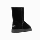 GENUINE AUSTRALIAN SHEEPSKIN UNISEX SHORT CLASSIC SUEDE BOOTS (Large Size)