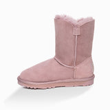 UGG CLASSIC III SHORT BUTTON BOOTS WITH SWAROVSKI BUTTON