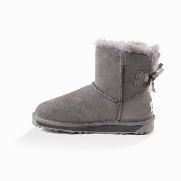 UGG CLASSIC MINI BAILEY BOW BOOTS (WATER RESISTANT)
