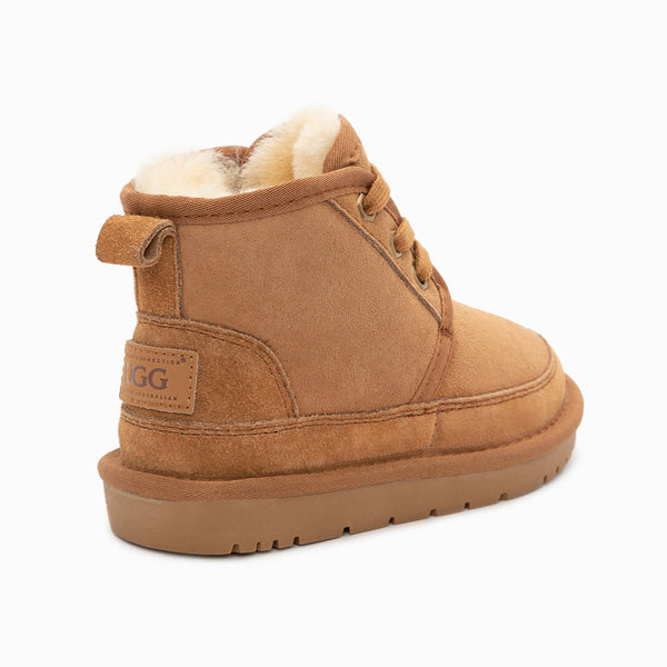 UGG KINSLEY KIDS LACEUP BOOTS(WATER RESISTANT)