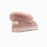 AVERY UNISEX PREMIUM SHEEPSKIN SUEDE SLIPPERS