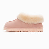 UGG COLLAR UNISEX PREMIUM SHEEPSKIN SUEDE SLIPPERS