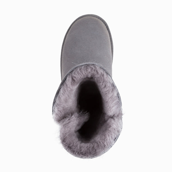 UGG CLASSIC III SHORT BUTTON BOOTS WITH SWAROVSKI BUTTON
