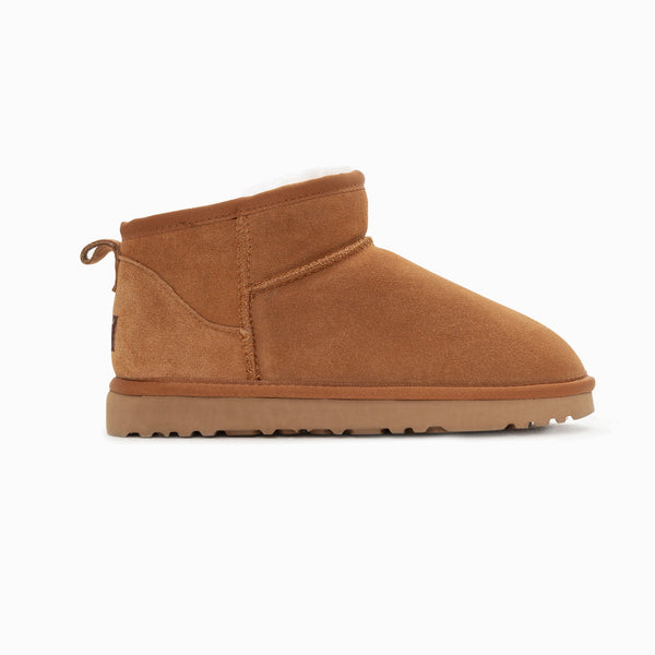 GENUINE AUSTRALIAN SHEEPSKIN UNISEX ANKLE CLASSIC SUEDE BOOTS