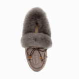 UGG FLUFF TASSLE MOCCASIN (INNER WEDGE)