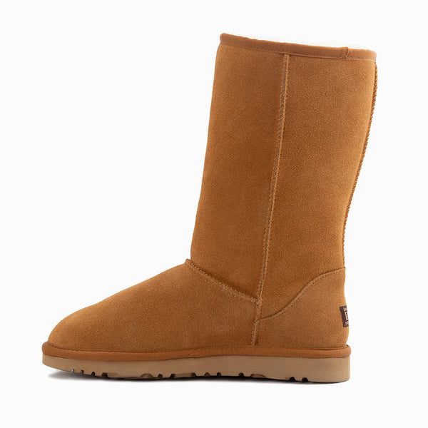 GENUINE AUSTRALIAN SHEEPSKIN UNISEX LONG CLASSIC SUEDE BOOT