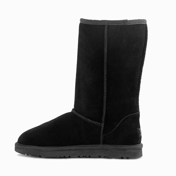 GENUINE AUSTRALIAN SHEEPSKIN UNISEX LONG CLASSIC SUEDE BOOT