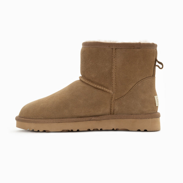 GENUINE AUSTRALIAN SHEEPSKIN UNISEX MINI CLASSIC SUEDE BOOTS