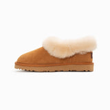 AVERY UNISEX PREMIUM SHEEPSKIN SUEDE SLIPPERS