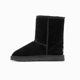 GENUINE AUSTRALIAN SHEEPSKIN UNISEX SHORT CLASSIC SUEDE BOOTS (Large Size)