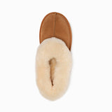 UGG COLLAR UNISEX PREMIUM SHEEPSKIN SUEDE SLIPPERS