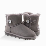 Ugg Classic Mini Button Whth Swarovski Boots (Water Resistant)