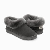 AVERY UNISEX PREMIUM SHEEPSKIN SUEDE SLIPPERS