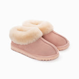 UGG COLLAR UNISEX PREMIUM SHEEPSKIN SUEDE SLIPPERS