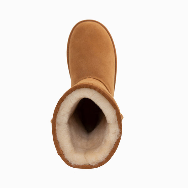 GENUINE AUSTRALIAN SHEEPSKIN UNISEX LONG CLASSIC SUEDE BOOT