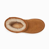 GENUINE AUSTRALIAN SHEEPSKIN UNISEX SHORT CLASSIC SUEDE BOOTS