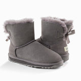 UGG CLASSIC MINI BAILEY BOW BOOTS (WATER RESISTANT)