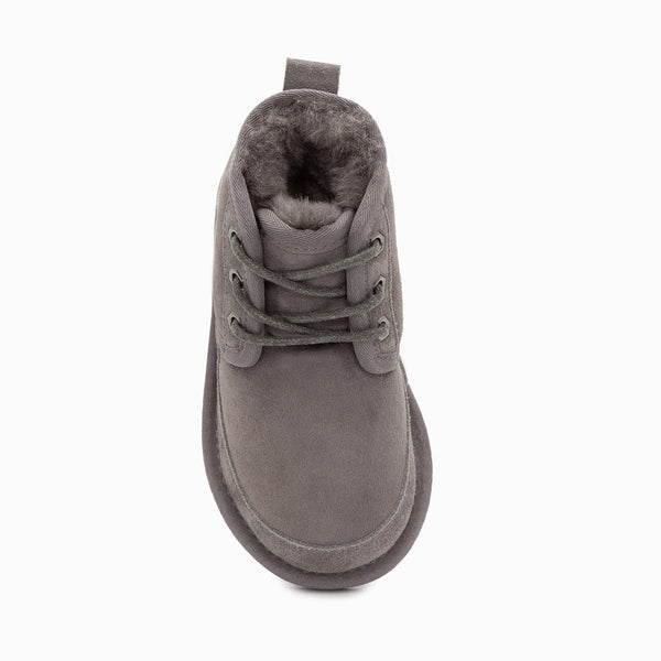 UGG KINSLEY KIDS LACEUP BOOTS(WATER RESISTANT)
