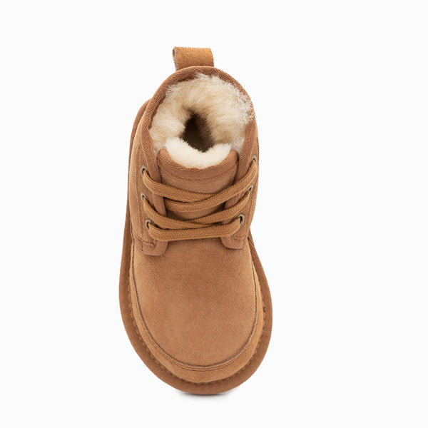 UGG KINSLEY KIDS LACEUP BOOTS(WATER RESISTANT)