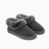 AVERY UNISEX PREMIUM SHEEPSKIN SUEDE SLIPPERS