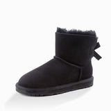 UGG CLASSIC MINI BAILEY BOW BOOTS (WATER RESISTANT)