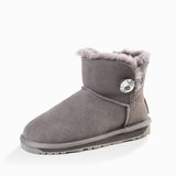 Ugg Classic Mini Button Whth Swarovski Boots (Water Resistant)
