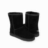 GENUINE AUSTRALIAN SHEEPSKIN UNISEX SHORT CLASSIC SUEDE BOOTS