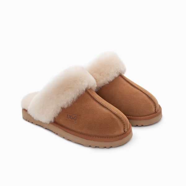 UGG PREMIUM AUSTRALIAN SHEEPSKIN UNISEX SCUFFETE SUEDE SLIPPERS